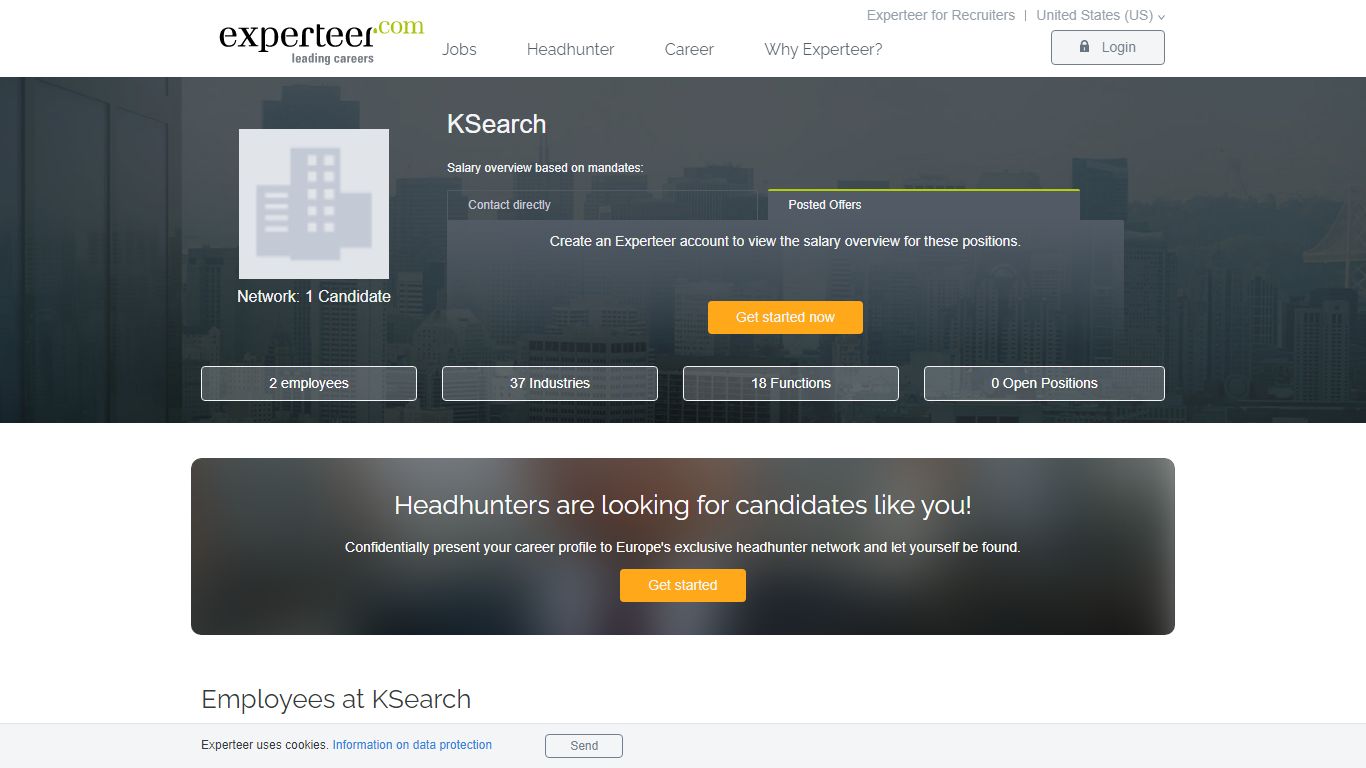KSearch: Executive Headhunters and jobs | Experteer